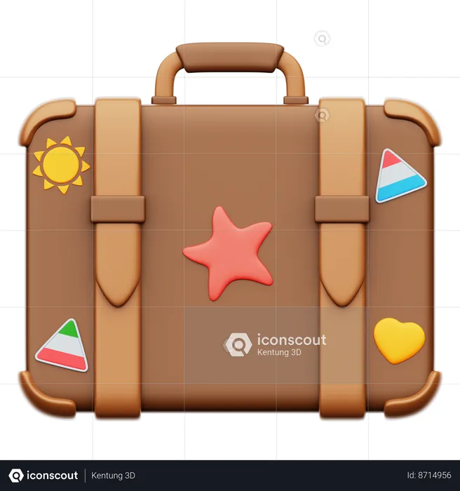 Suitcase  3D Icon