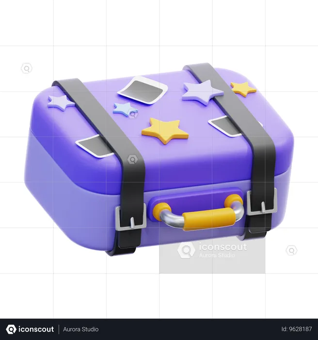 Suitcase  3D Icon