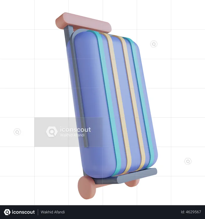 Suitcase  3D Illustration