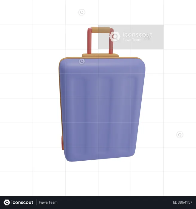 Suitcase  3D Illustration