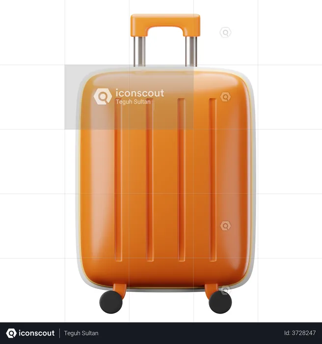 Suitcase  3D Illustration