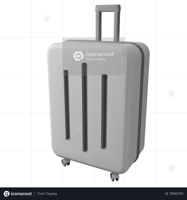 Suitcase  3D Icon