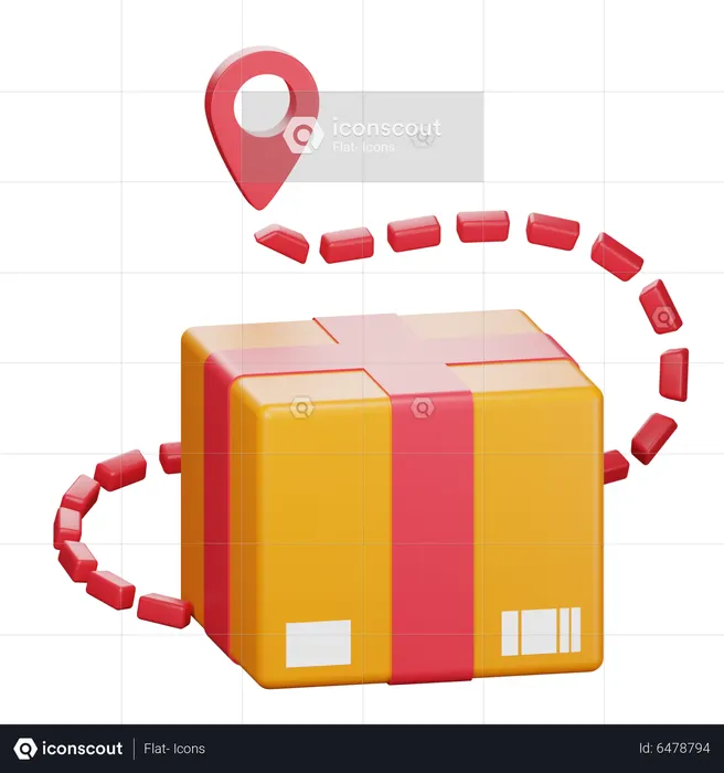Suivi des colis  3D Icon