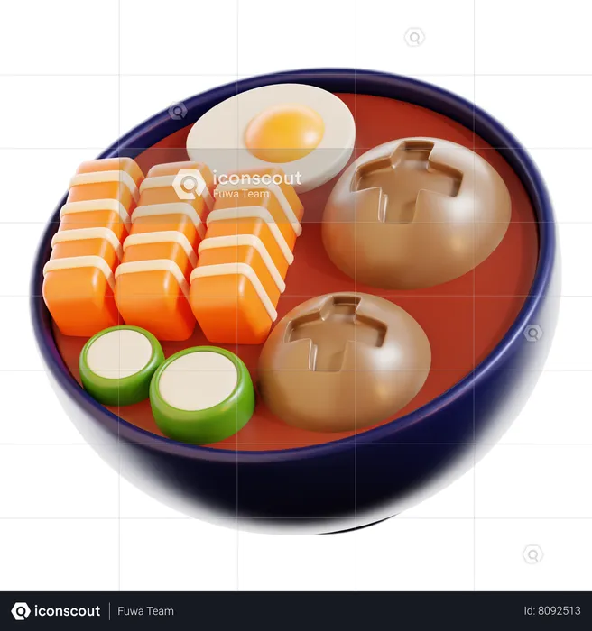 Sukiyaki  3D Icon