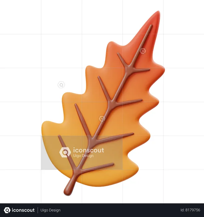 Sumac Leaf  3D Icon