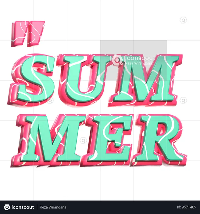 Summer  3D Icon