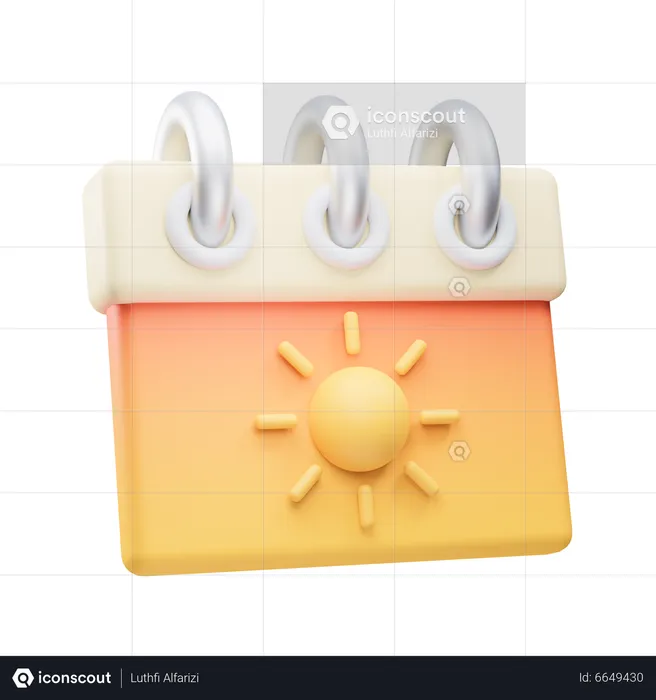 Summer  3D Icon