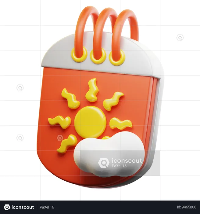 Summer Date  3D Icon