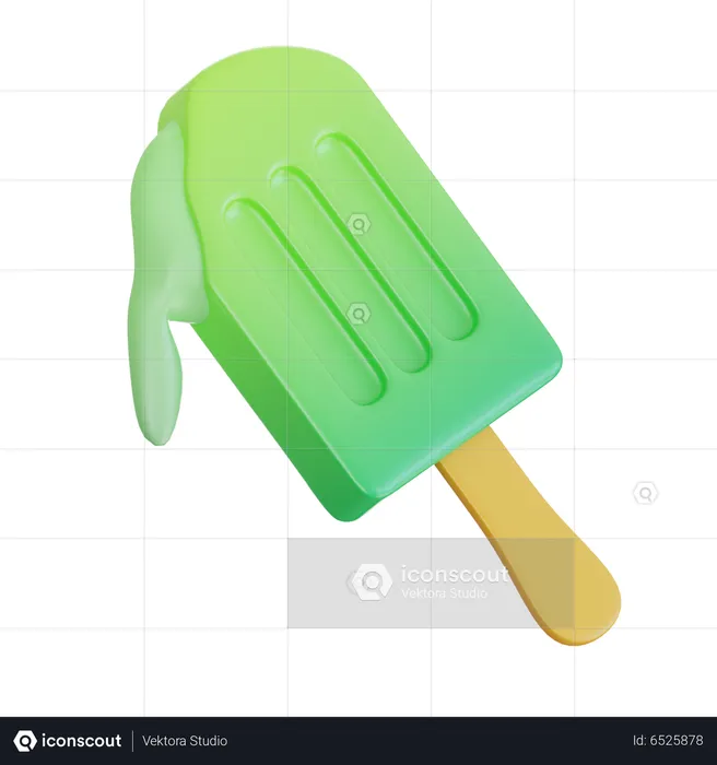 Summer Ice Cream  3D Icon