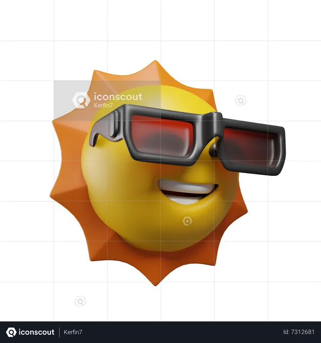 Sun  3D Icon