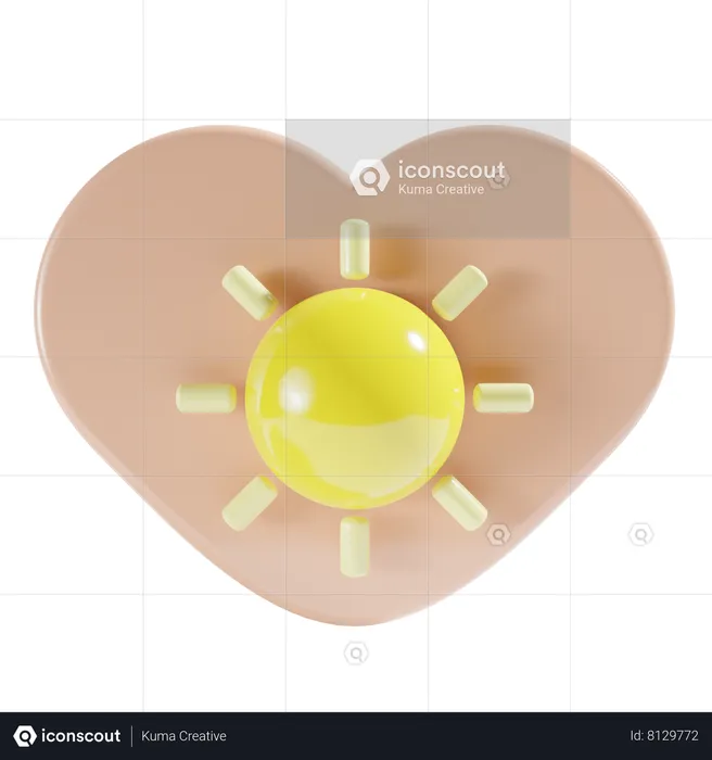 Sun  3D Icon