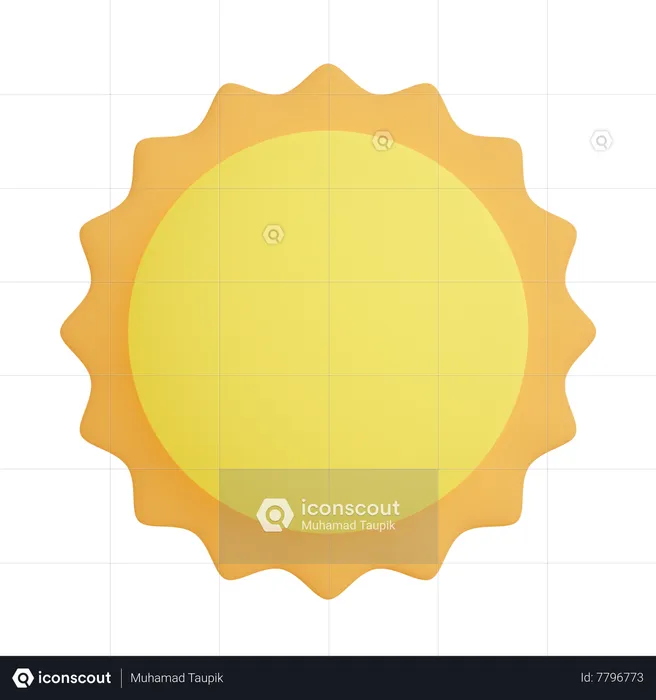 Sun  3D Icon