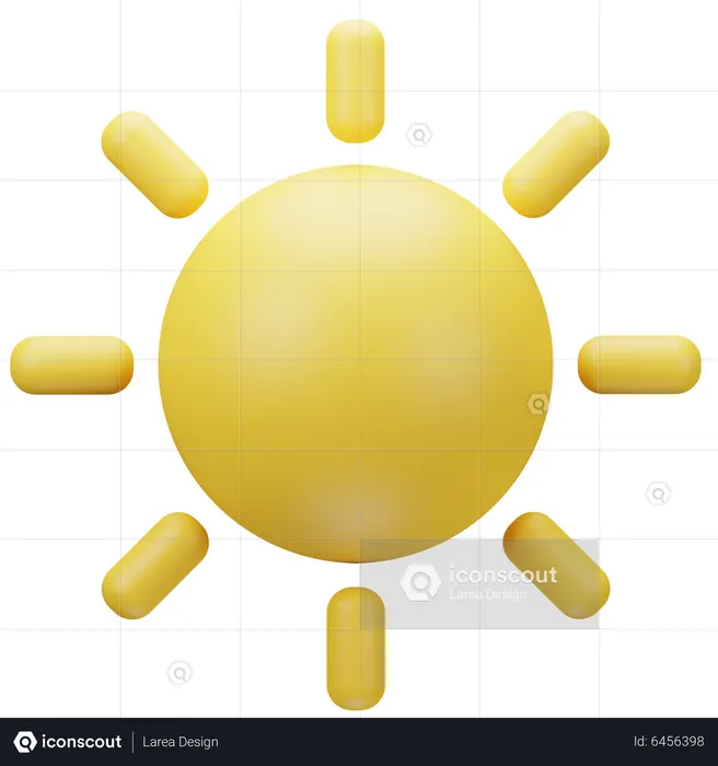 Sun  3D Icon