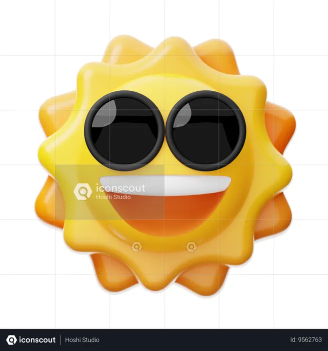 Sun  3D Icon