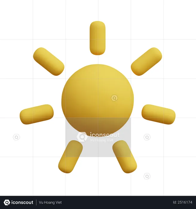 Sun  3D Illustration