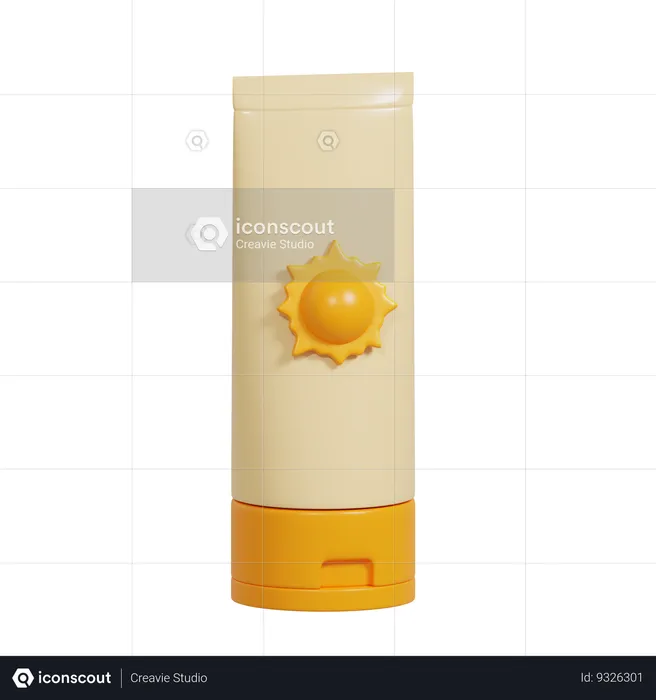 Sun Screen  3D Icon