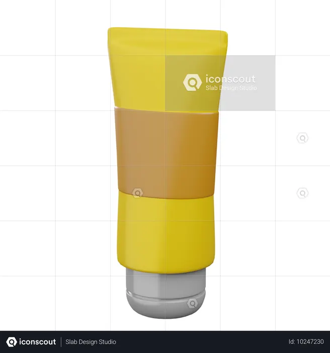 자외선 차단제  3D Icon