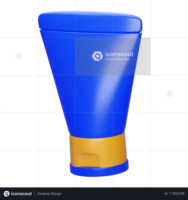 Suncream  3D Icon