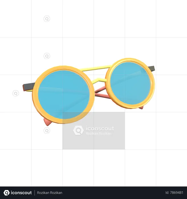 Sunglasses  3D Icon