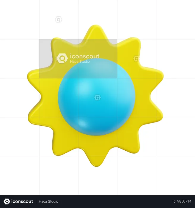 Sunlight  3D Icon