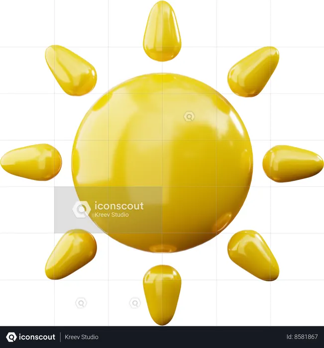 Sunny  3D Icon
