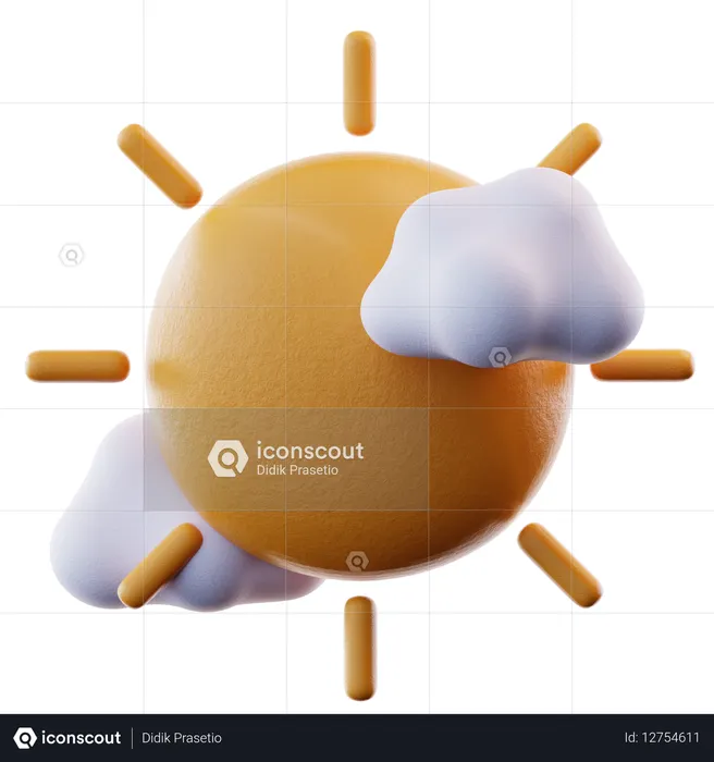 Sunny  3D Icon
