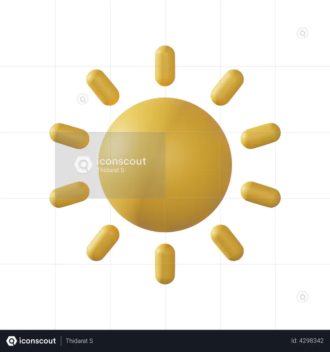 Sunny  3D Icon