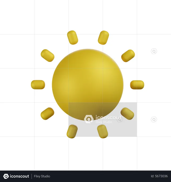 Sunny  3D Icon