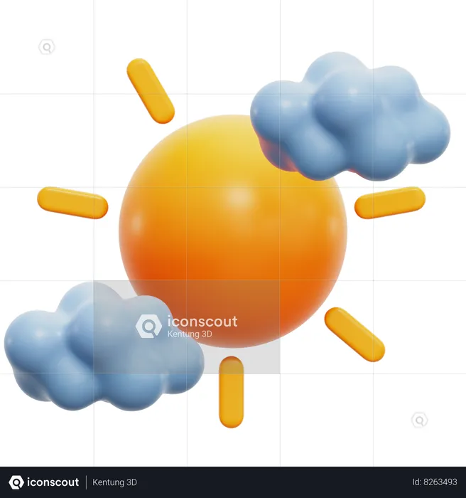 Sunny Day  3D Icon