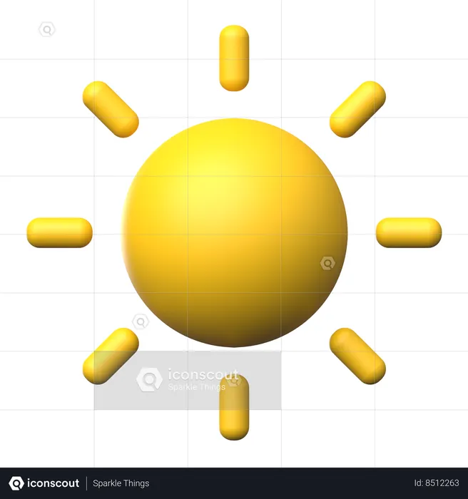 Sunny Day  3D Icon