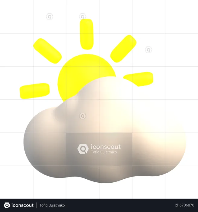 Sunny Day  3D Icon