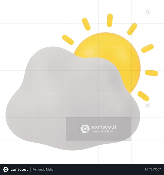 Sunny Day  3D Icon