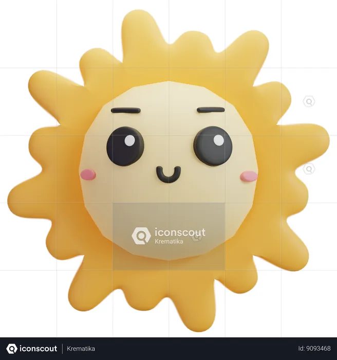 Sunny Day  3D Icon