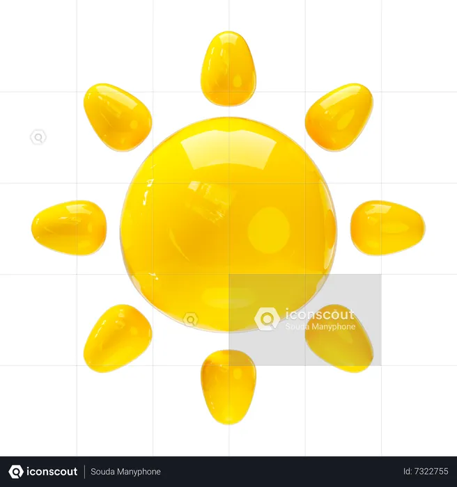 Sunny Day  3D Icon