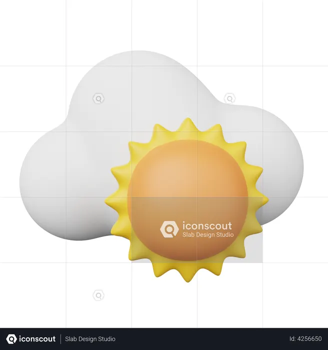 Sunny day  3D Illustration