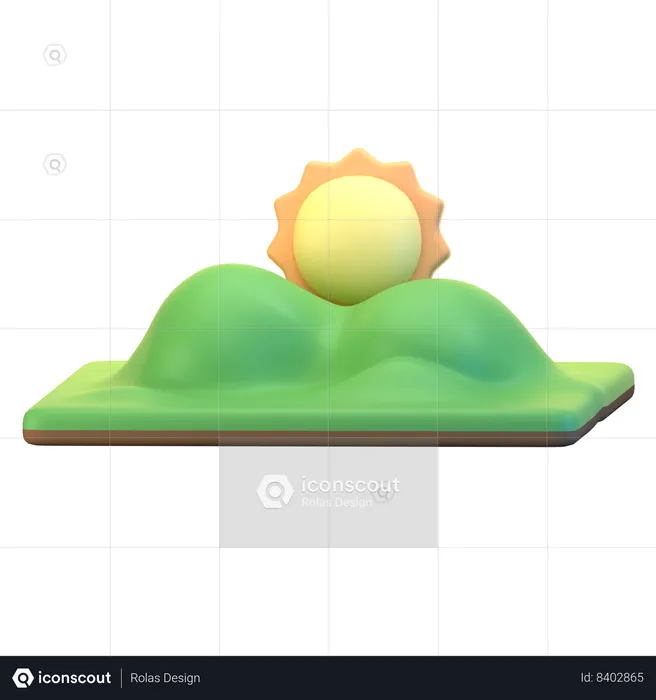 Sunrise  3D Icon