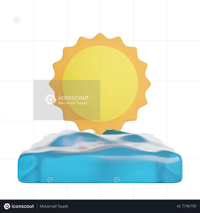 Sunrise  3D Icon