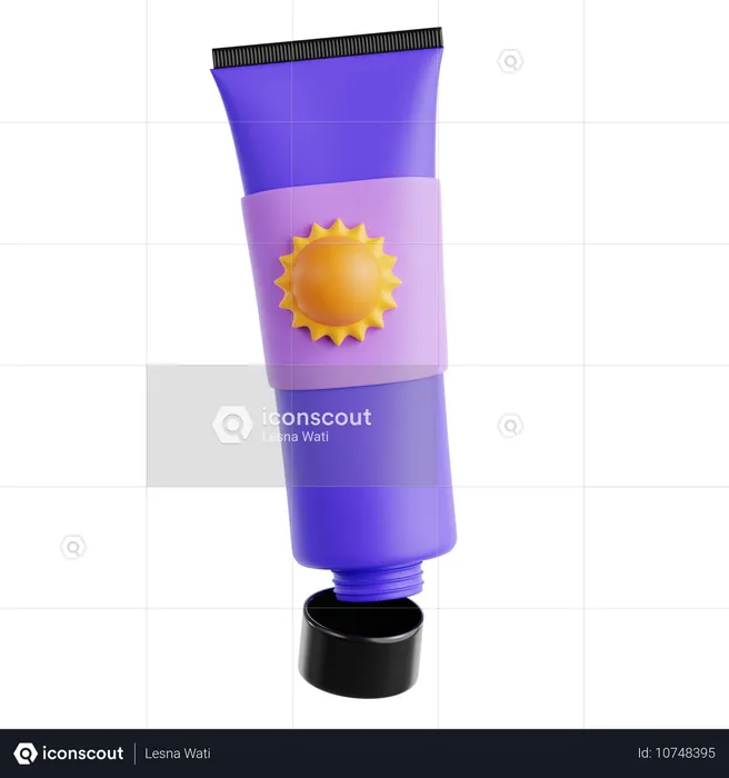 Sunscreen  3D Icon