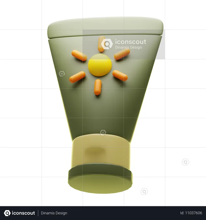 SUNSCREEN  3D Icon