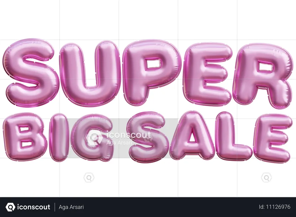 Super Big Sale  3D Icon