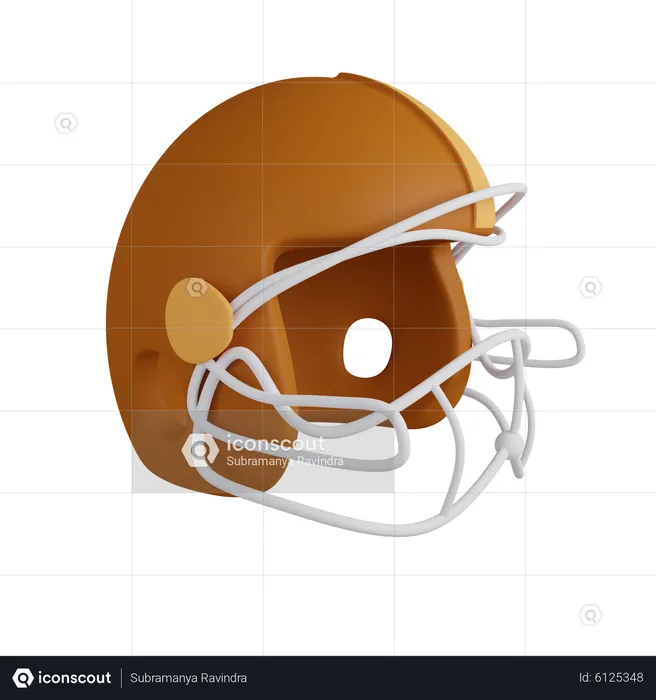 Super Bowl Helmet  3D Icon