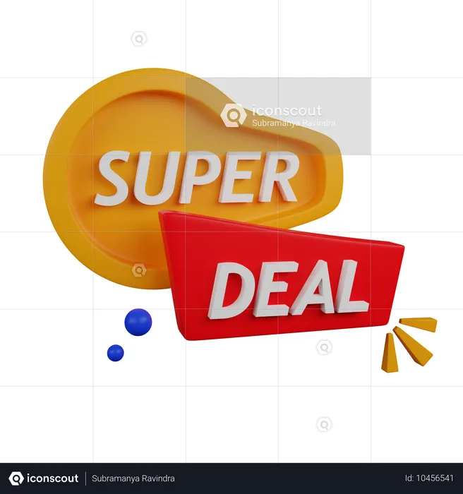 Super deal  3D Icon