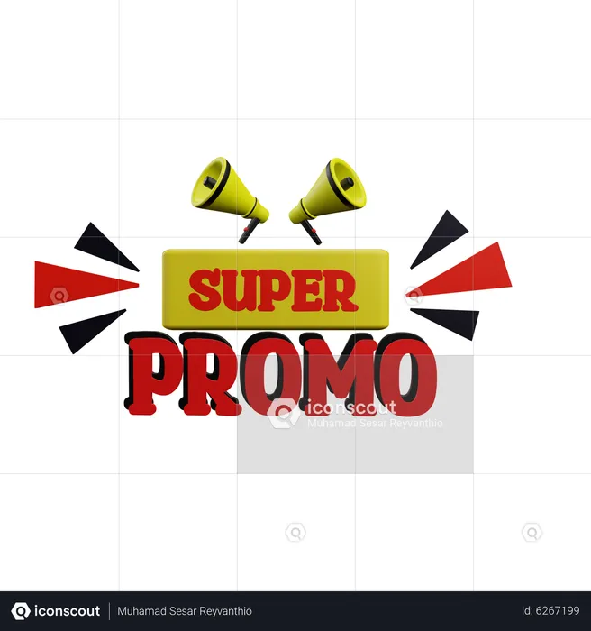 Super Promo  3D Icon