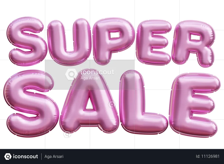 Super Sale  3D Icon