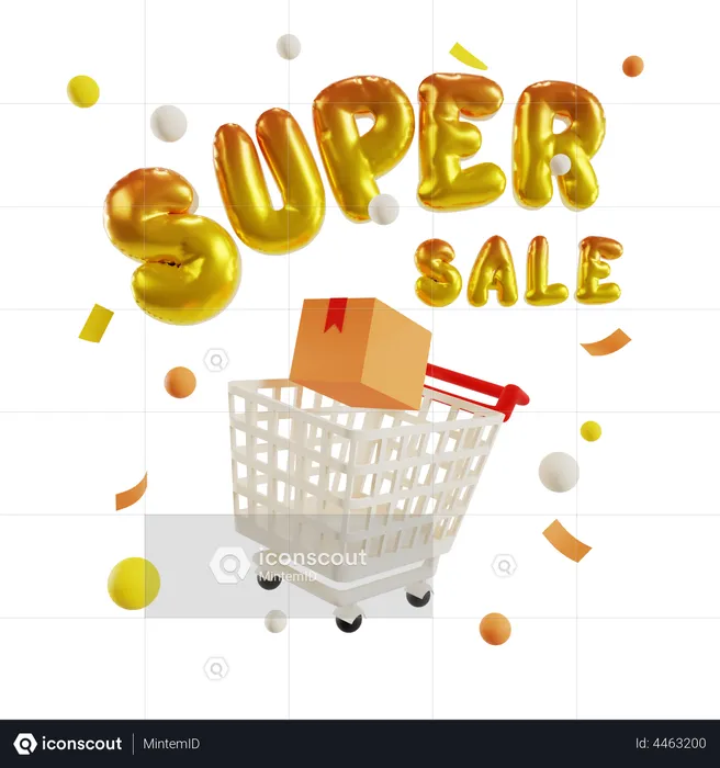 Super Sale  3D Illustration