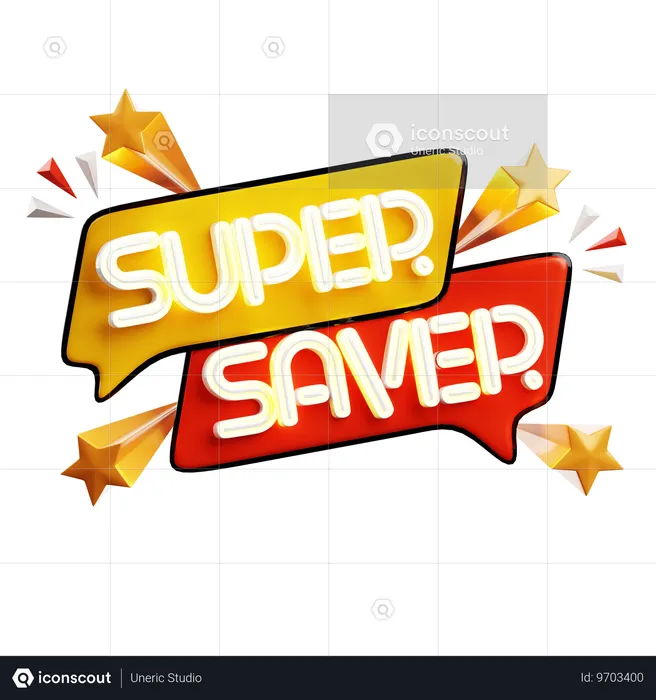 Super Saver  3D Icon