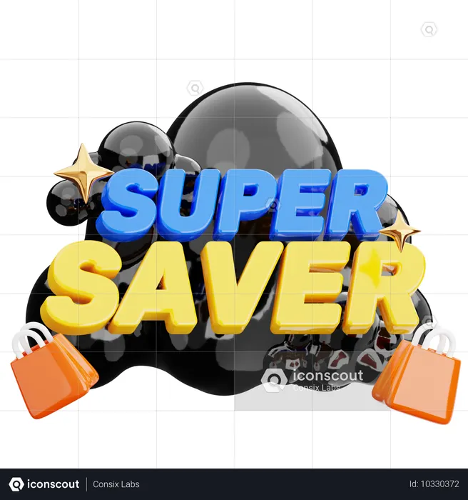 Super Saver  3D Icon