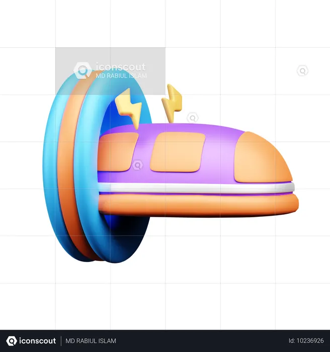 Superfast Train  3D Icon