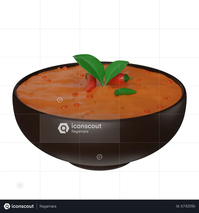 Suppenschüssel  3D Icon