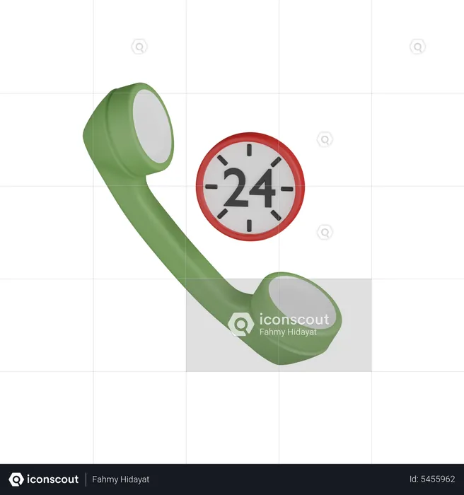 Support Call  3D Icon